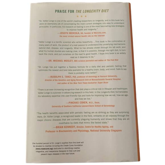 The Longevity Diet: Slow Aging, Fight Disease, Optimize Weight - Picture 2 of 5